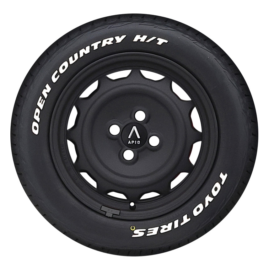 WILDBOAR Ventura 15" アイアンブラック ＋  TOYO OPEN COUNTRY H/T Ⅱ ホワイトレター
