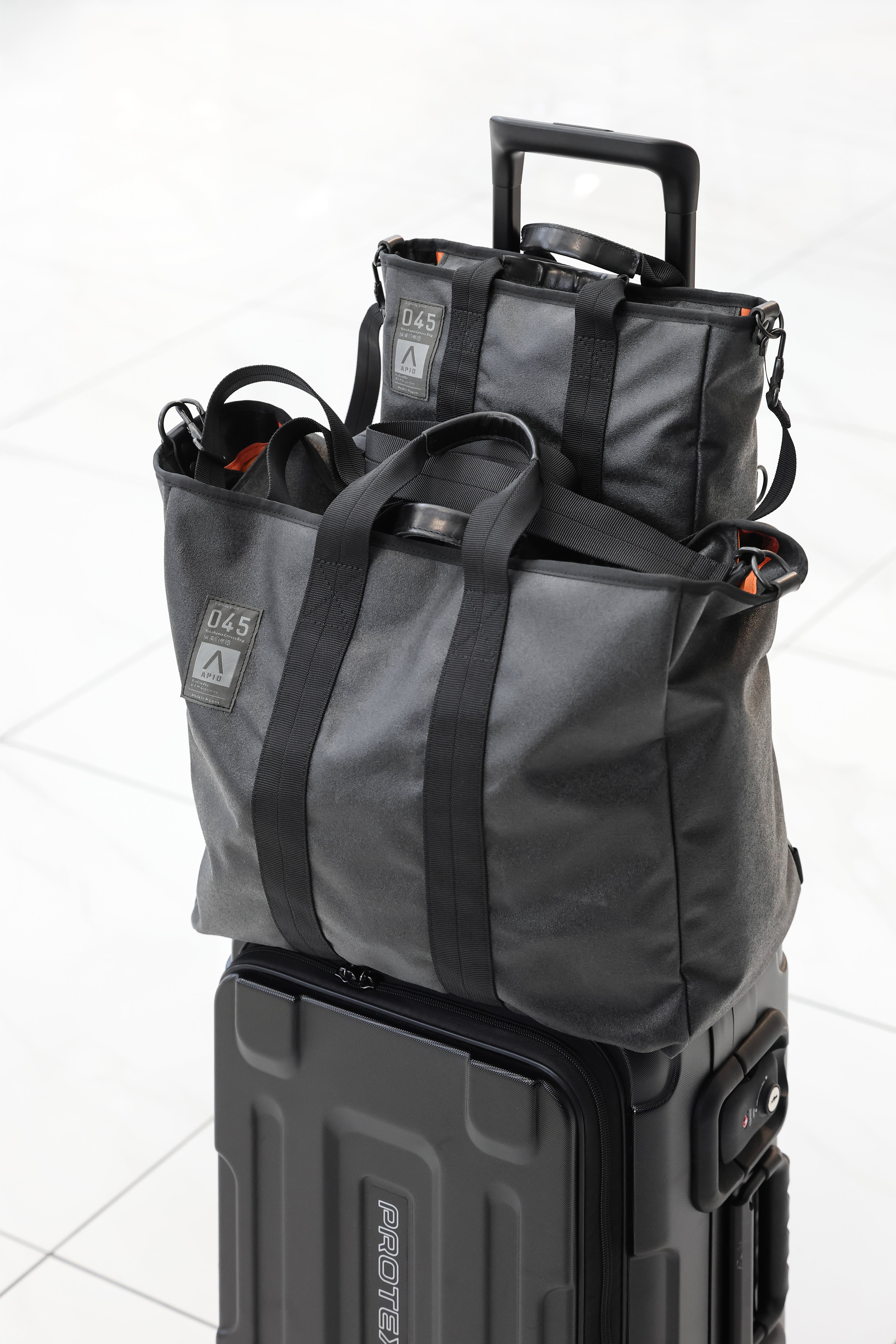 APIO x 横濱帆布鞄・Utility Carrying Bag（Black）Medium（ミディアムサイズ）