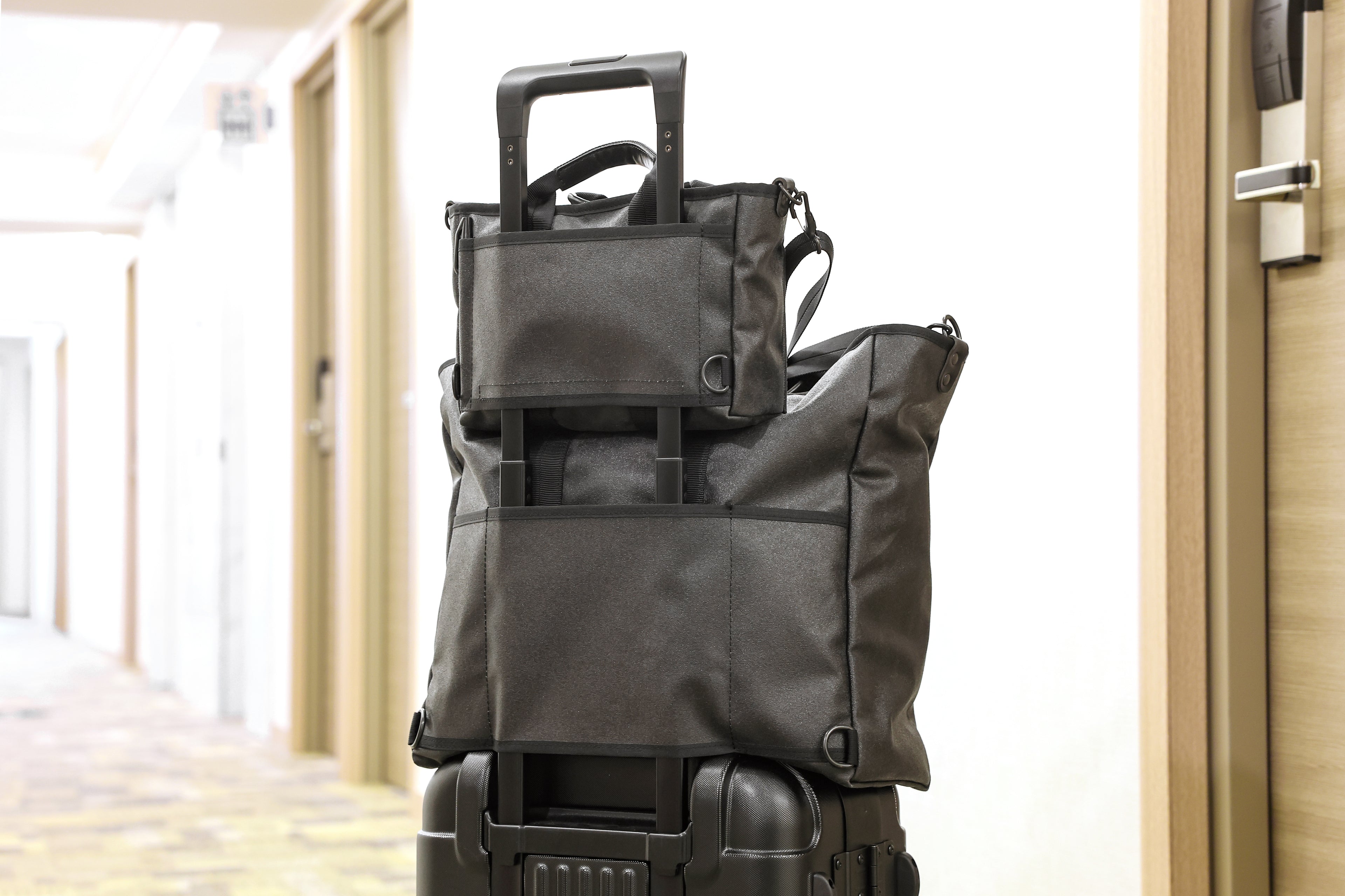 APIO x 横濱帆布鞄・Utility Carrying Bag（Black）Medium（ミディアムサイズ）