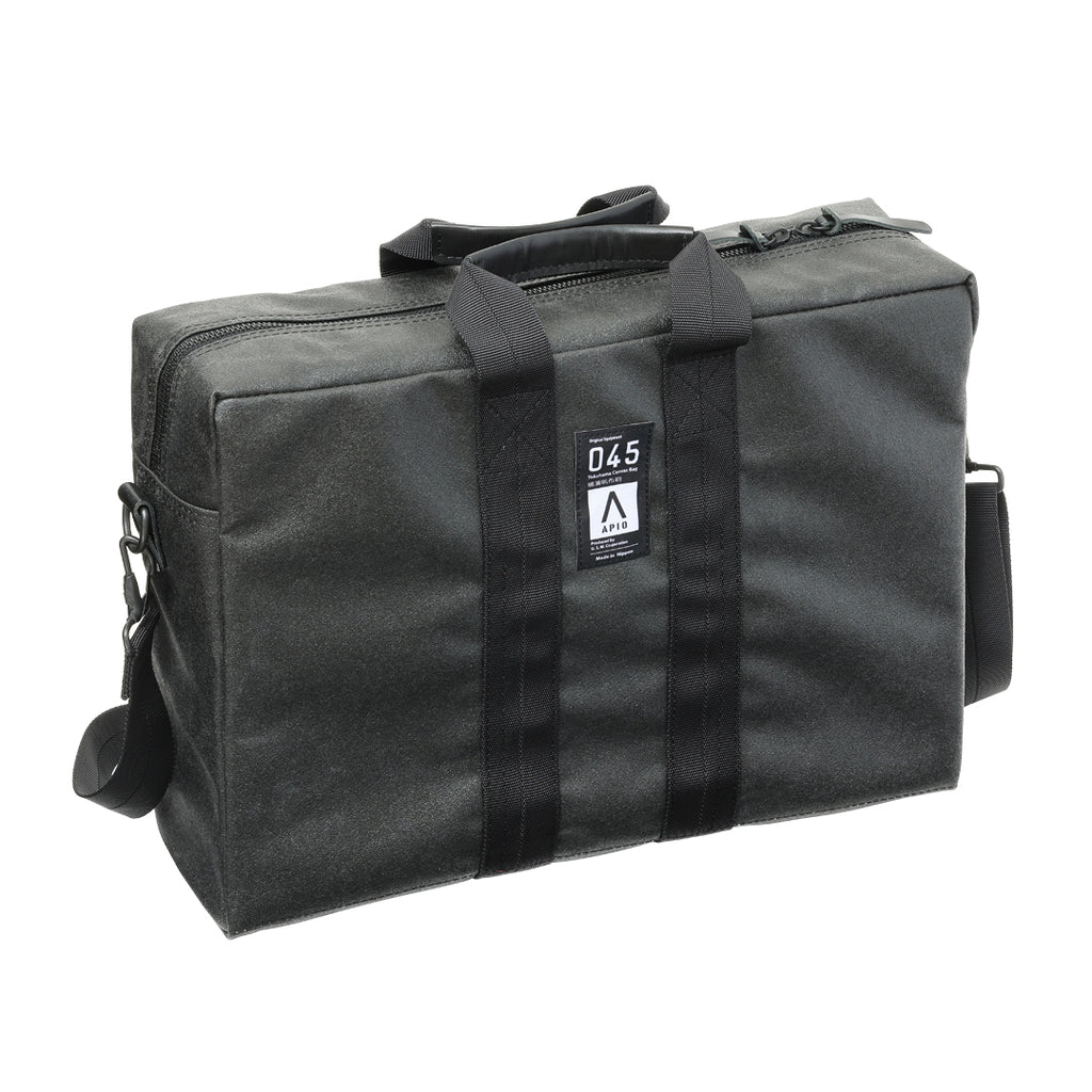 APIO x 横濱帆布鞄・Aviator’s Kit Bag（Black）アビエーターキットバッグ 2/3S