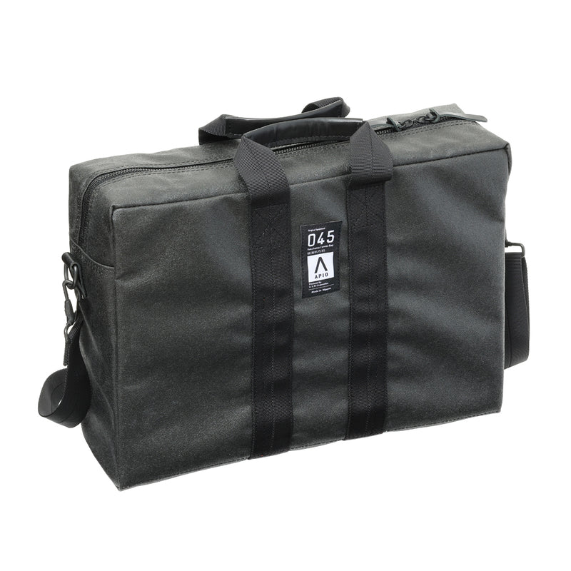 APIO x 横濱帆布鞄・Aviator’s Kit Bag（Black）アビエーターキットバッグ 2/3S